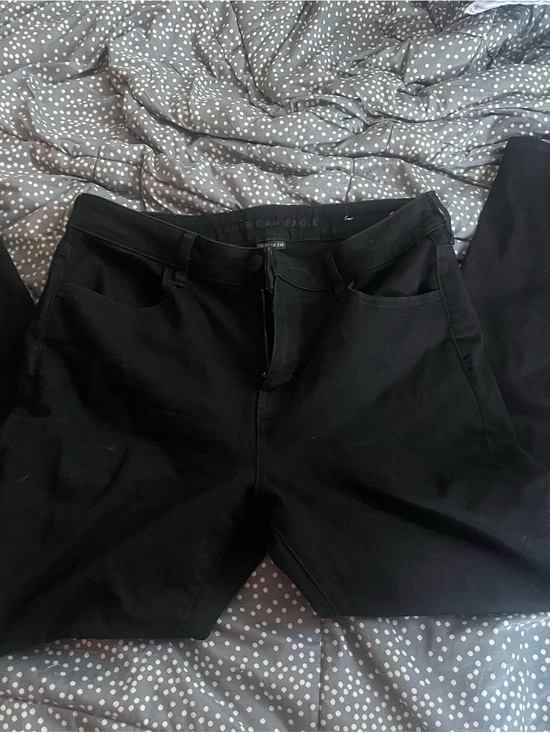 American Eagle Outfitters Denim - American Eagle Outfitters Black Women's Jeggings - Stretch High-Rise
